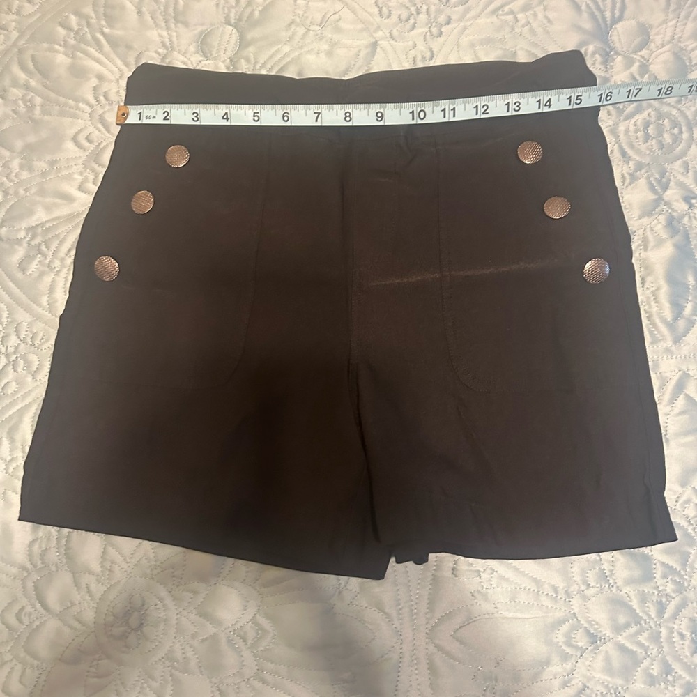 one 5 one Black High Waist Women's Shorts bin4